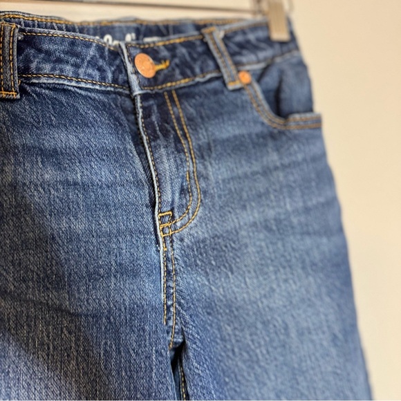 Cat & Jack Kids Blue Wide Leg Crop Stretch Jeans Size 8 - Picture 10 of 15